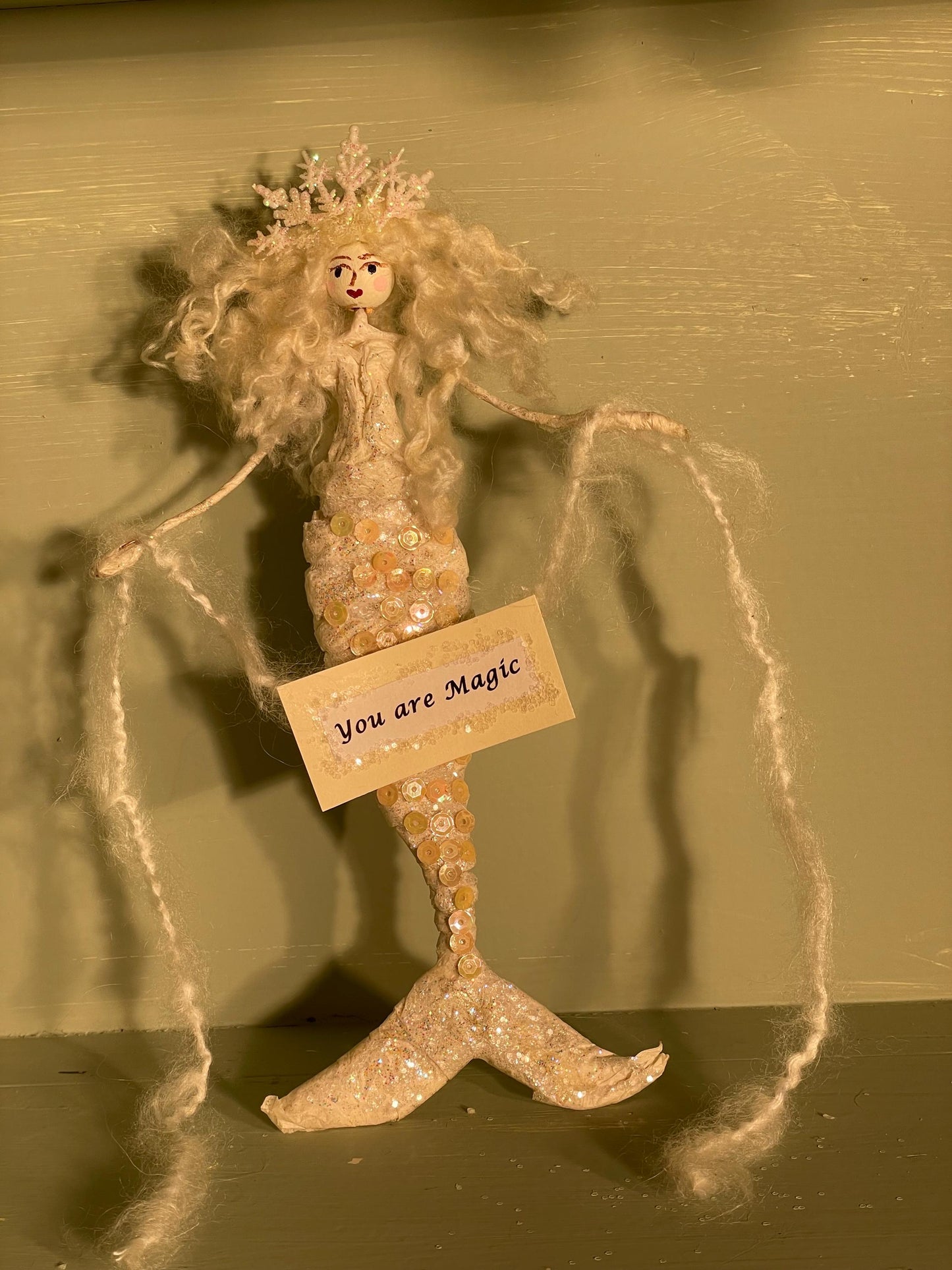 Winter White Mermaid