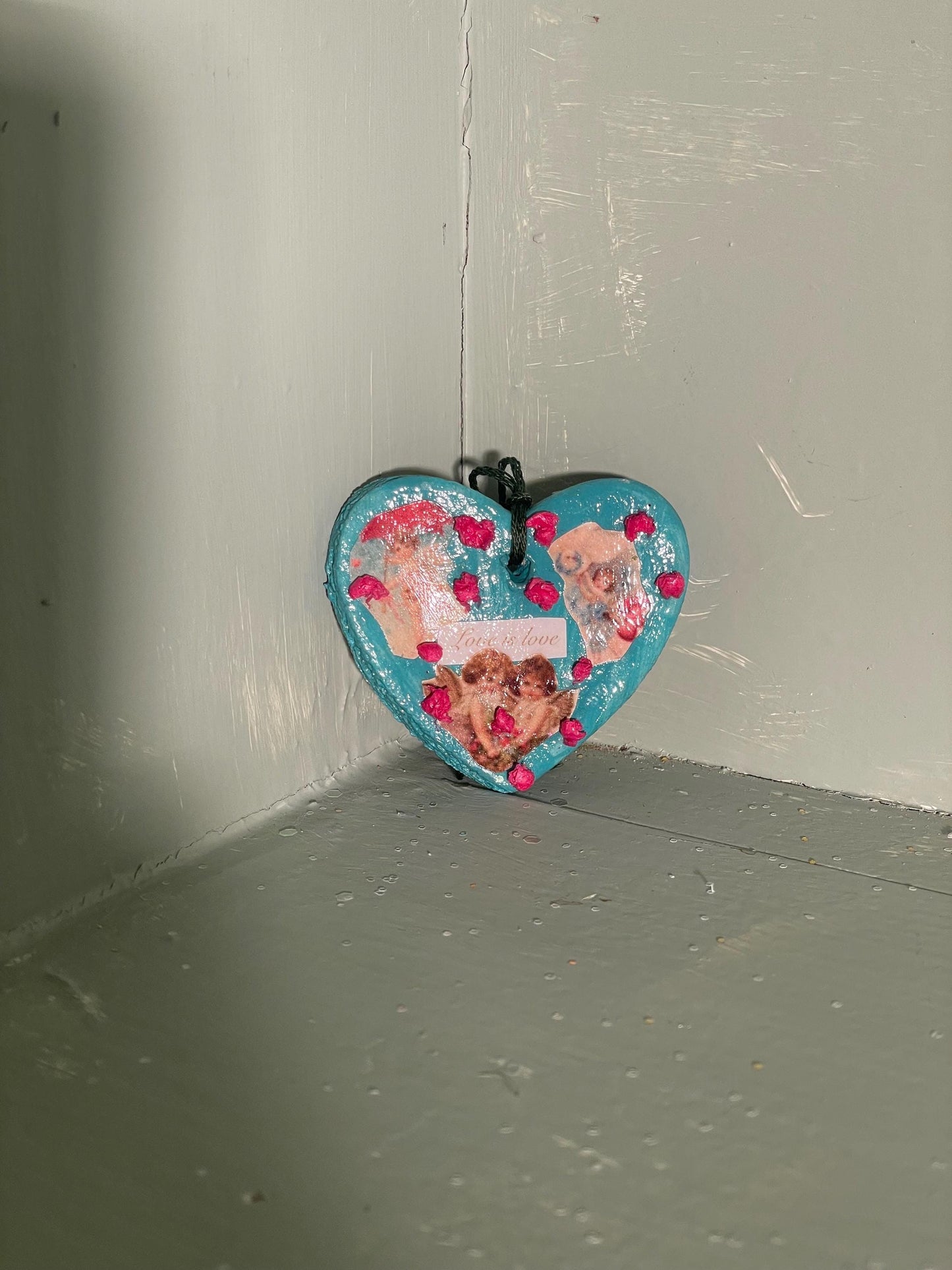 Poetic Heart Ornament: Love is Love