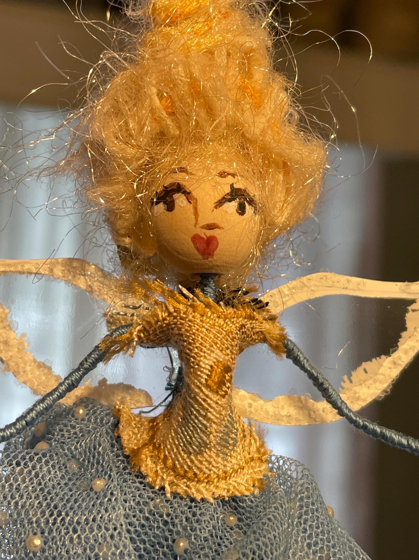 Betty Bouffant Customized Fairy: Sparkle Wings,Velvet Shoes and Tulle Tutu Ballerina Doll