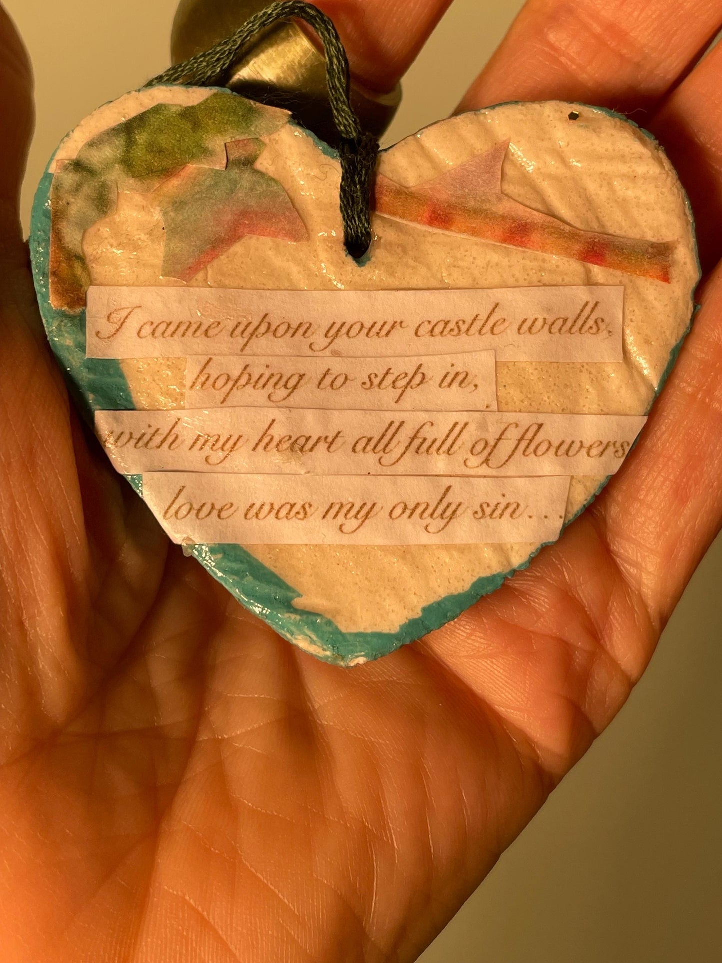 Poetic Heart Ornament: Love is Love