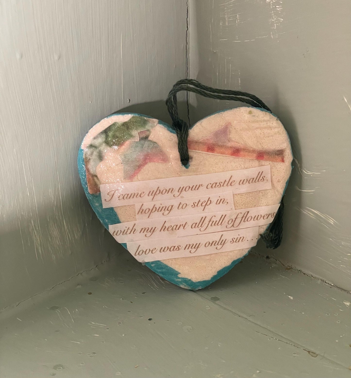 Poetic Heart Ornament: Love is Love