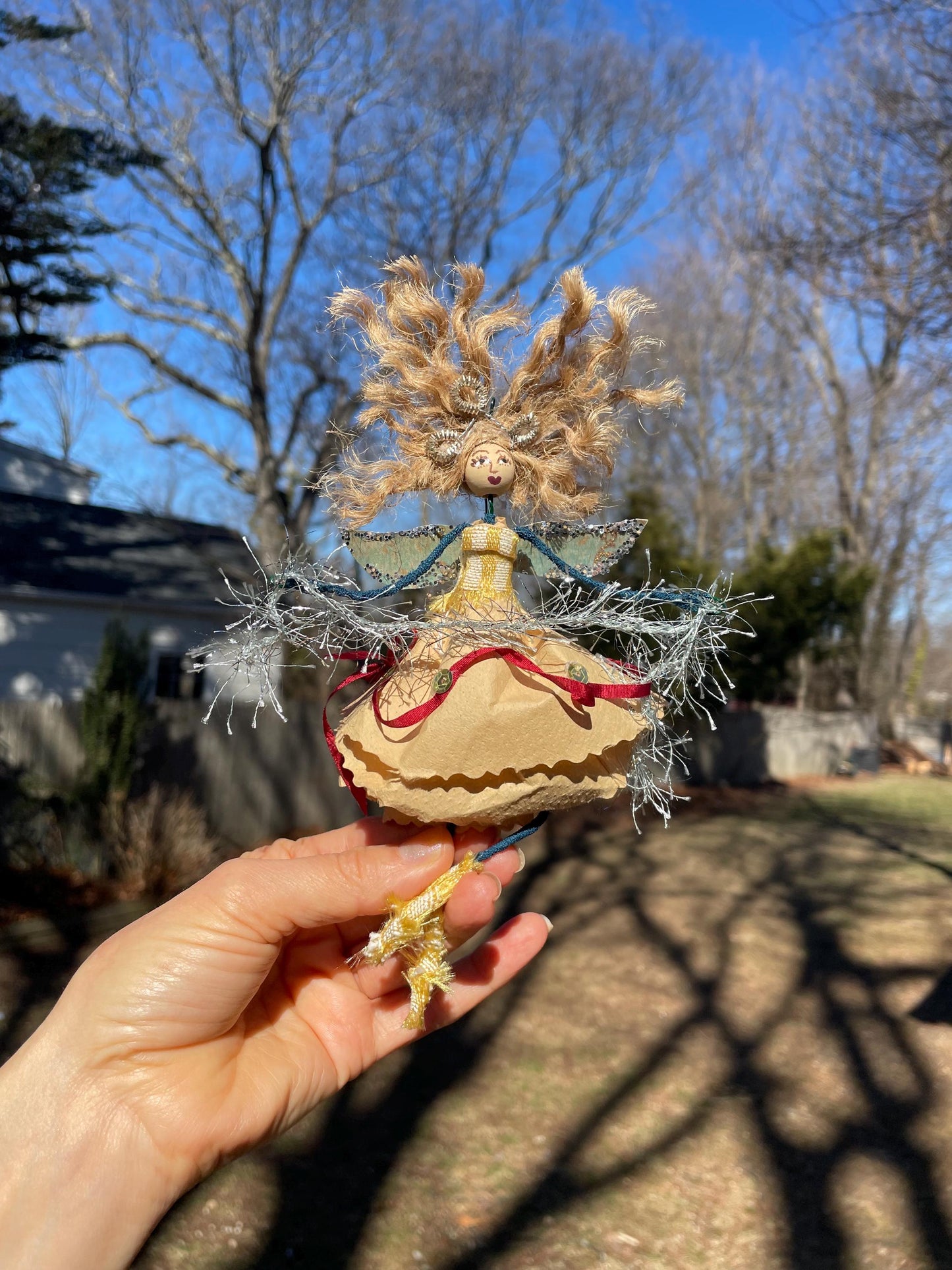 Whimsical Design Handmade Fairy Doll