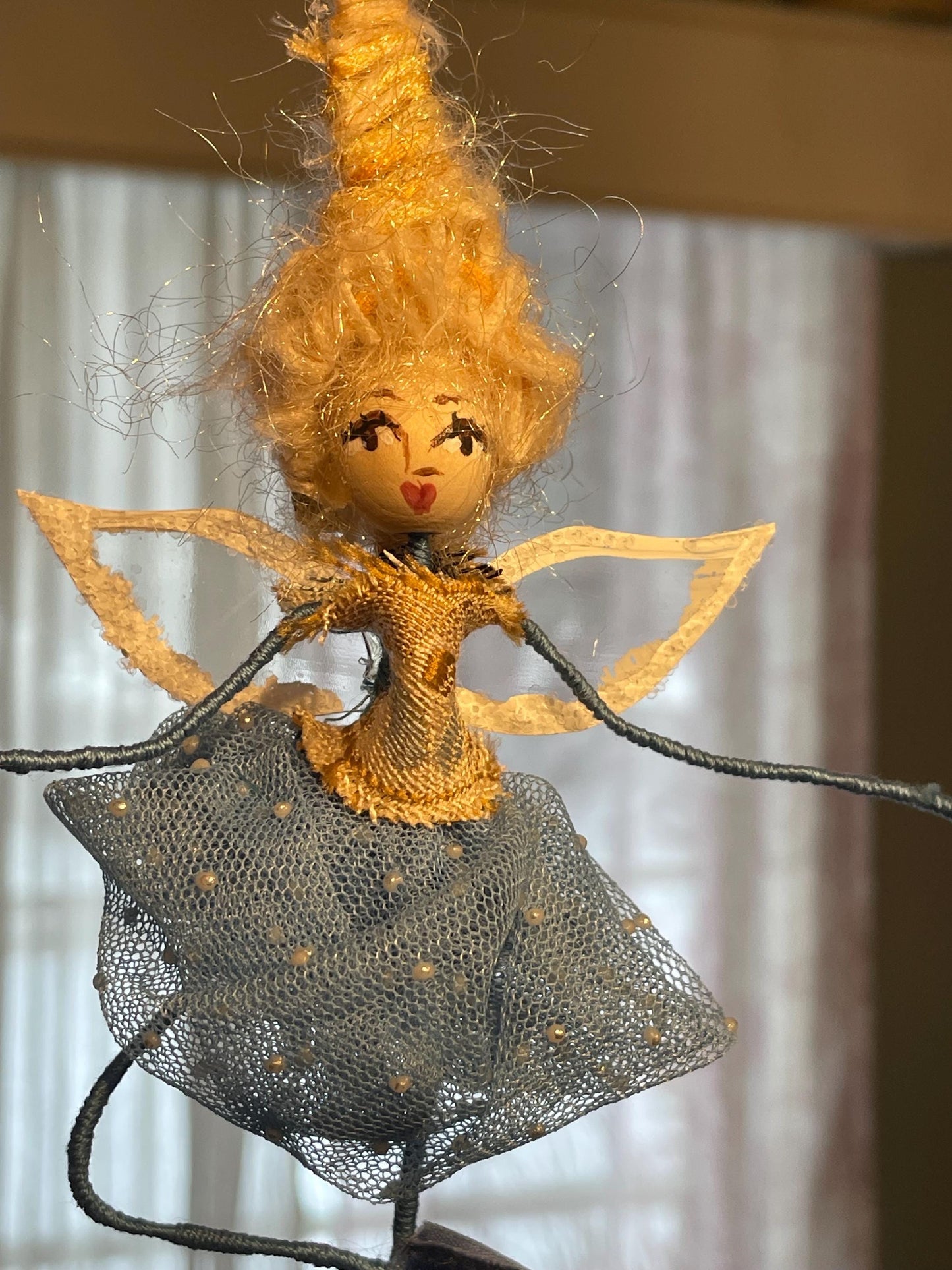 Betty Bouffant Customized Fairy: Sparkle Wings,Velvet Shoes and Tulle Tutu Ballerina Doll